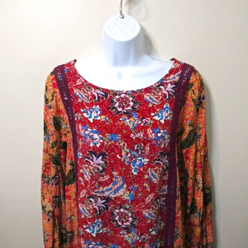 Matilda Jane Boho Lovely Menagerie Floral Lace Trimmed Prairie Dress - Picture 3 of 12